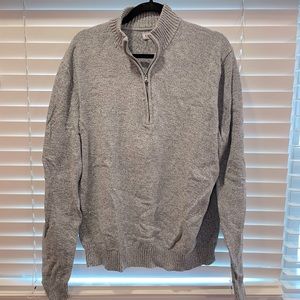Izod 1/4 zip Mens sweater Size Large